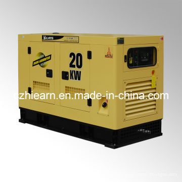 Generador silencioso diesel refrigerado por agua 25kva con el motor chino Quanchai (GF2-20KW)